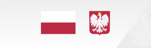 flaga oraz herb Polski